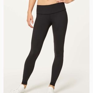 Lululemon full length black yoga pant